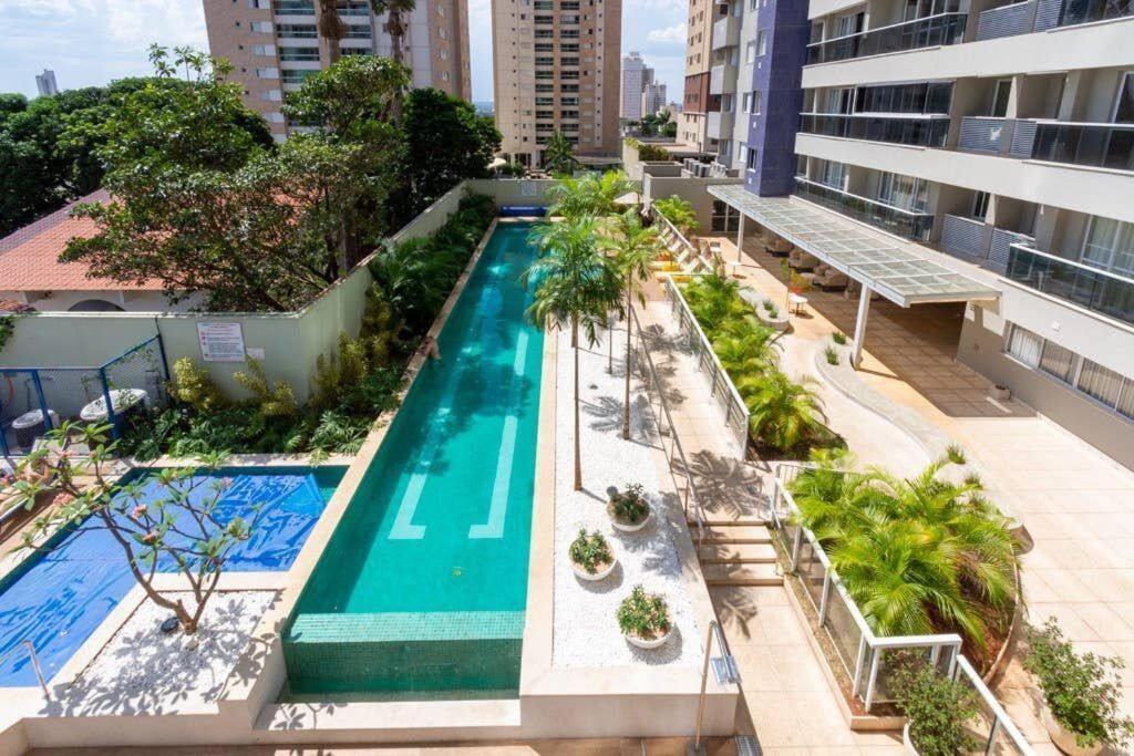 جويانيا #Th116# Confortavel Duplex De 1 Quarto No Edificio The Expression - Setor Bueno - Tdh116 المظهر الخارجي الصورة